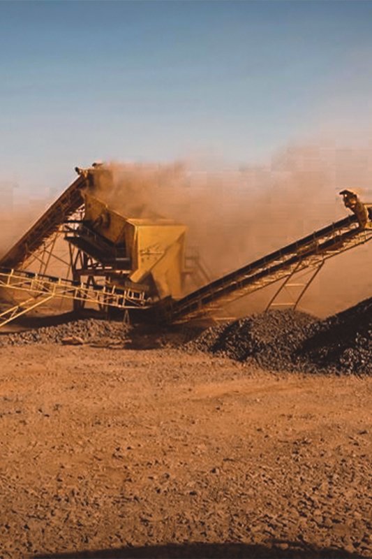 Iron Ore Crushing & Screening Circuit